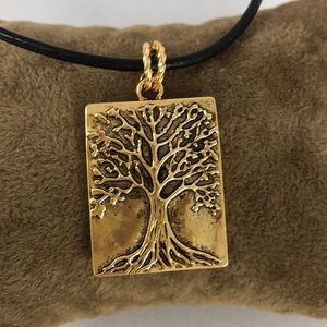 Tree of Life Pendant Cord Necklace